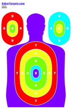 NONE 20Pcs Target Paper Practical Professional Archery Paper Shooting Accessories Target Arrow Paper for Match Outdoor Daily Practice