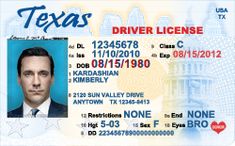 texas drivers license template psd free texas drivers license template psd free