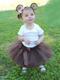 teddy bear with tutu skirt