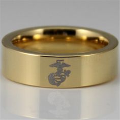 Indiana Hoosiers Single Logo Rings Stainless Steel 8MM Wide Ring Band Size 9