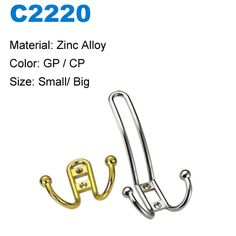Zinc Alloy Black sourcing map Wall Mounted Hook Robe Hooks Single Coat Hanger Hanging