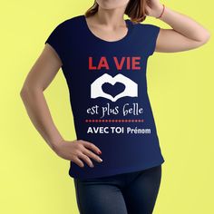 TEEZILY Sweat /à Capuche la Voile m/’Appelle Shirt Unisex