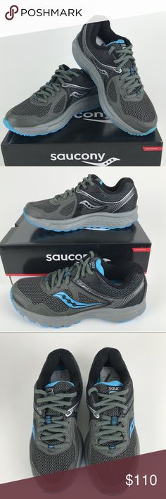 Pick SZ//Color. Saucony Womens Caliber TR Black//Coral Athletic Shoe