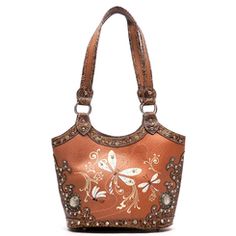 8 Best Carry Conceal Handbags Images On Pinterest Purse Wallet And Its A Conceal N Carry Purse Toffee Brown Dragonfly Western Embroidered