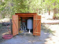 removable roof | Pump house, Patio yard ideas, Backyard