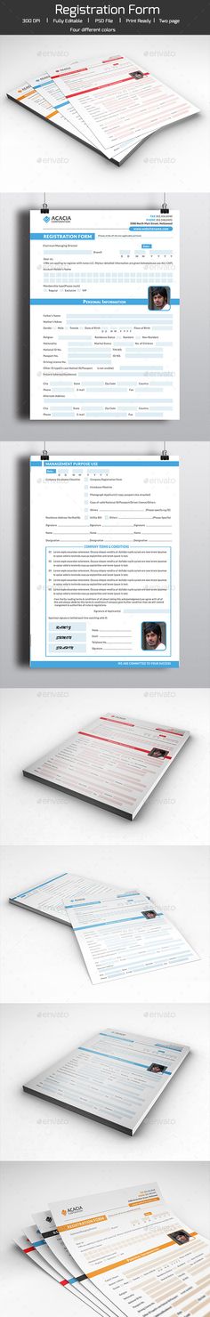 Registration Form Registration form, Adobe indesign and Font logo - new customer registration form template Registration Form Registration form, Adobe indesign and Font logo - new customer registration form template