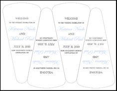 wedding program fan template free diy paddle fan program aylee