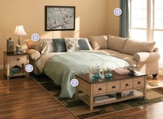Ethan Full Sleeper Sectional Broyhill Naples Pinterest Sprawl Out If You Re Putting Visitors Up In Your Living Room Don T Have To Sacrifice Seating Accommodate A Pullout Bed Choose Sectional Sleeper
