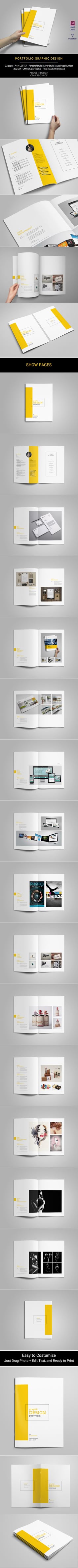 13 best template portfolio images page layout graph design