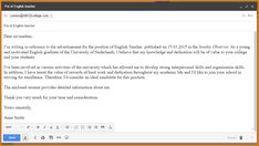 for examples of formal email writing see formal email writing