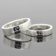 Los anillos de boda de amistad compromiso anillos pareja de volframio con anillos grabado láser w774