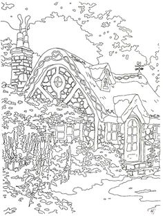 Posh adult coloring book thomas kinkade peaceful moments