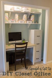 A Spoonful Of Spit Up Diy Closet Office Goos Home A Spoonful Of Spit Up Diy Closet Office