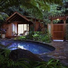 141 Best Tropical Pools Images On Pinterest In 2018 庭園 Shangri La Asian Inspired Pool House In Mill Valley California With Tropical Garden