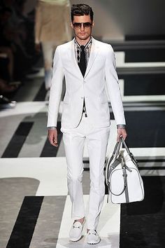 Mens white 2025 suit design