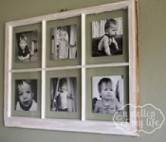 32 Best Photo Gallery In Home Images Window Ideas Antique Windows Diy Antique Window Picture Frame