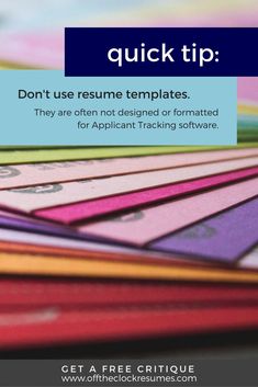 resume quick tip your resume should quickly showcase your strengths