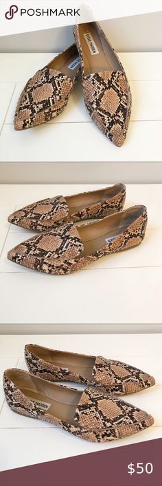 Anthropologie Dolce Vita Snake Print Criss Cross Slides Sandals Size 8 9 9.5 NIB