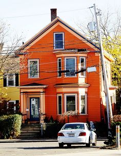 900 Best Orange House Images In 2019 Color Colors Yellow Orange House Exterior Paint Colors For Home Pink