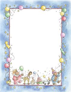 free printable baby boy borders for paper