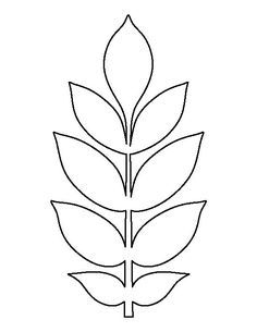 palm tree leaf template printable party pinterest leaf