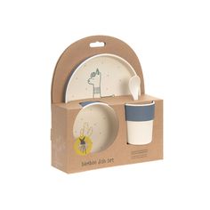 Sippy Cup with Bamboo Glama Lama blau L/ÄSSIG Kinder Becher mit Bambus nachhaltig Trinklernbecher Schnabeltasse mit Henkeln Kindergeschirr mit Bambus