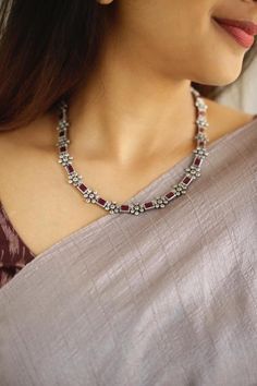 Archiecs Creations Women's Oxidized Metal Chain Coin Necklace Archiecs Creations Women's Oxidized Metal Chain Coin Necklace