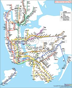 new york city subway map