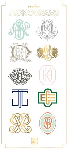 1079 best monograms design
