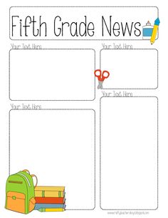 classroom newsletter template editable freebie teaching ideas