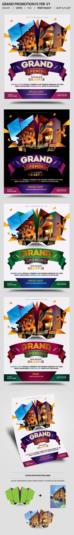 how to make a grand opening flyer