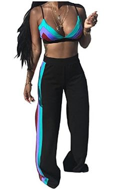 Lutratocro Womens Color Block Strapless Backless Rompers Jumpsuits