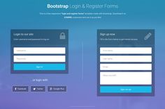 bootstrap login and register forms in one page 3 free templates free template for website with login page