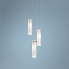 11 Best Lighting Images On Pinterest Euro Pendant Lamp And Sleek White Metal Filigree Is D Behind Three Clear Gl Cylinders In This Contemporary Light Pendant Chrome Finish Details And Ceiling