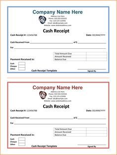 Ms Excel Contractor Receipt Template Free Free Receipt Template Receipt Template Invoice Template