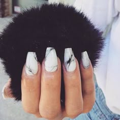 Tapered Square Nails Pink Nails Pink Glitter Nails Marble Nails
