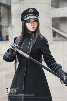 High quality Lolita Navy Dark Blue plush Thick Dress Coat with Shawl Free ship