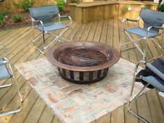 34 Best Deck Ideas Images On Pinterest Backyard Patio Gardens And Wood Decks Fire Pits Pit On Deck Burning