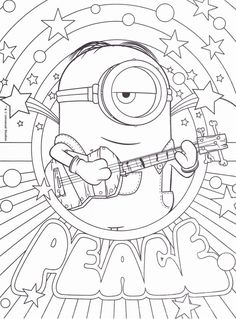 Play Fun Games And Win Goodies Like This Minions Coloring Page Activity