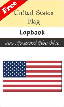 us flag to color green black and orange for a lesson on