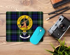 Forbes Scotland Clan Dress Tartan Motto Crest Rubber Drink Coaster