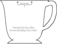 free printable coffee cup stencils reading coffee printables