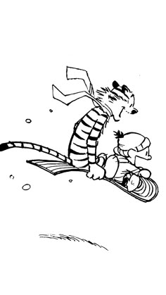 calvin and hobbes blacked and whited out calvin and hobbes blacked and whited out