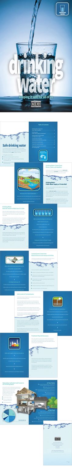 9 best drinking water brochure designed by the design company images