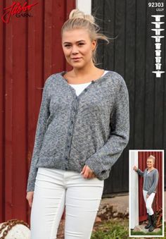 10+ bästa bilderna på Stickat, Handmade by Kicki 91655 Basplagg med isatt ärm till dam | Mönster | Järbo