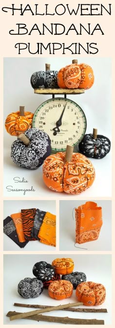 Orange Black 50 Blank Halloween Autumn Gift Hang Tags Strung