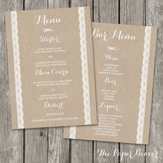 38 best menu designs images on pinterest in 2018 bridal parties