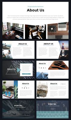 optimize modern powerpoint template by thrivisualy on