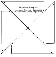 Make A Fun Paper Pinwheel With This Free Pdf Template Lets Party Here S A Template To Make Your Own Pinwheels Hope Everyone Is Having Safe And Fun Holiday Weekend What I Did With Some You Will