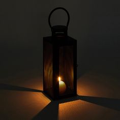 Standard ou grand métal noir led energie solaire jardin scintillement bougie lanterne